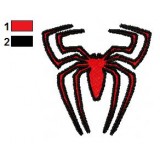 Spiderman Logo Embroidery Design 07